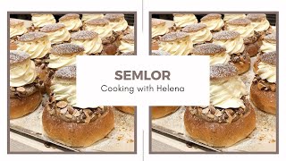 How to make Swedish Semlor  Semla recept [upl. by Enna616]