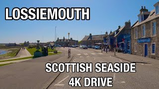 Lossiemouth  Moray Scotland 4K Drive [upl. by Beach]