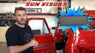 Fixing the Sun Visor Problem in Vintage Trucks [upl. by Yrokcaz]