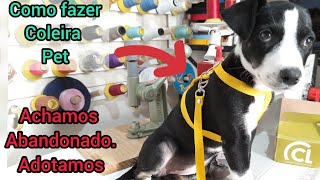 Como fazer coleira para pets [upl. by Lipski]