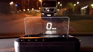 Universal Headup Display  C100 HUD for any car with OBD2 [upl. by Guimar]