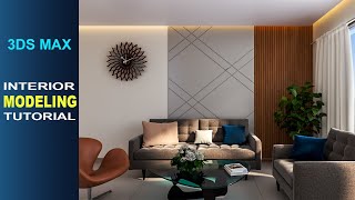 3ds Max Interior Modeling Tutorial  3d Max Interior Design  Complete Interior Modeling In 3ds max [upl. by Esenaj]