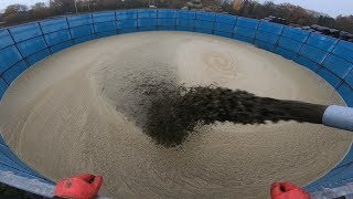 SLURRY TRANSFER Half a MILLION Litres PUMPED [upl. by Waldon]