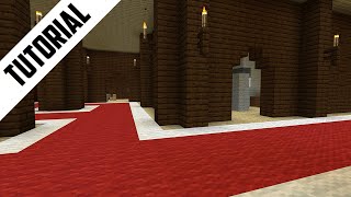 Minecraft How to Build a Woodland Mansion Interior Floor 1 Step By Step [upl. by Vetter]