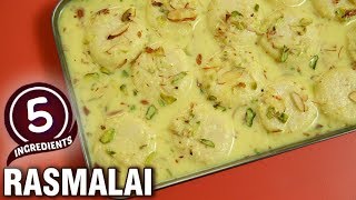 5 Ingredients Recipe  Quick amp Easy Rasmalai Recipe  Indian Dessert  Varun [upl. by Attelrahc]