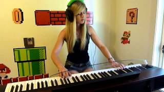 Lara plays Kraids Lair from Metroid NES on piano [upl. by Naitsirc600]