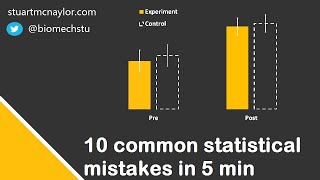 Ten Statistical Mistakes in 5 Min [upl. by Ahsitam847]