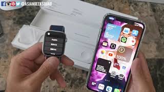 Apple Watch SE  44mm Cellular  Unboxing and Setup [upl. by Angelico]