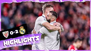 Athletic 02 Real Madrid  HIGHLIGHTS  LaLiga [upl. by Eimmat]