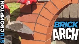 Bricklaying  Building Brick Arch feature [upl. by Dinesh]