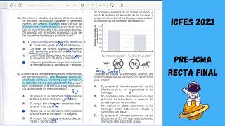 CIENCIAS NATURALES PRUEBAS ICFES 2023 PRIMERA SESIÓN [upl. by Ruprecht]