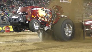 Tractor Pulling 2021 Lucas Oil Unlimited Super Stock Tractors In Action At Benson NC [upl. by Ahtnammas]