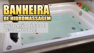 Como instalar uma banheira de hidromassagem passo a passo [upl. by Luaped]