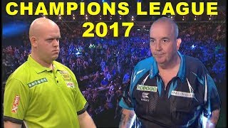 van Gerwen v Taylor 2017 Champions League of Darts [upl. by Nalyt]