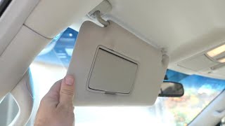 2012 Infinitit QX56  Sun Visor Replacement [upl. by Gunner]