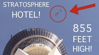 Stratosphere Sky Jump Full HD Experience Las Vegas [upl. by Ykcul]