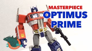 Optimus Prime Transformers Masterpiece Review [upl. by Akcired]