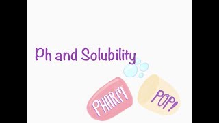 Ph and Solubility of Drugs [upl. by Deragon]