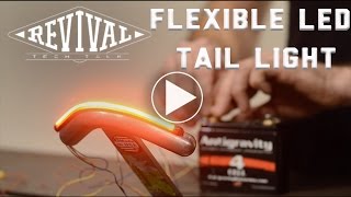 Flexible Brake and Turn Signal LED  Revival Cycles Tech Talk [upl. by Alguire90]