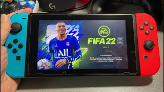 EA Sport FIFA 22 Gameplay On Nintendo Switch [upl. by Ytsirk]