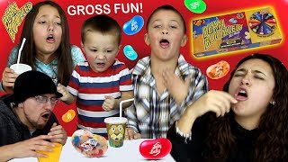 BEAN BOOZLED CHALLENGE HILARIOUS JELLY BEANS GAME FV Family [upl. by Eitsym269]