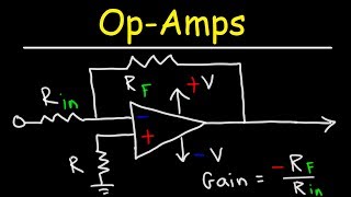 Operational Amplifiers  Inverting amp Non Inverting OpAmps [upl. by Merralee955]