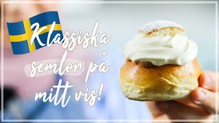 Hur man bakar klassiska semlor  Lär dig baka med Camilla Hamid [upl. by Nehttam]