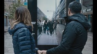 NGOs amp Charities Contactless payment donation Norwegian Centre against Racism  JCDecaux Norway [upl. by Dusza]