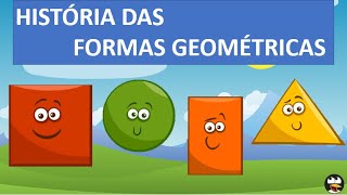 FORMAS GEOMÉTRICAS  HISTÓRIA INFANTIL  VÍDEO EDUCACIONAL  4 FORMAS GEOMÉTRICAS [upl. by Ennaej]