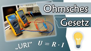 Ohmsches Gesetz Alles quotURIquot Erklärung und praktischer Versuch  Gleichstromtechnik 3 [upl. by Olenka]