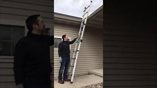 Ladder Safety for Gutter Cleaning [upl. by Mirilla40]