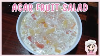 AGAR AGAR  EASY FRUIT SALAD RECIPE [upl. by Novaelc]