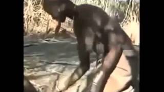 Ethiopian primitive people Mursi tribe in Africa [upl. by Arriaet]