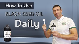 How To Use BLACK SEED OIL Daily [upl. by Hanid]