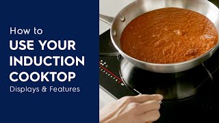 How to Use Your Induction Cooktop Displays amp Features [upl. by Otreblasiul]