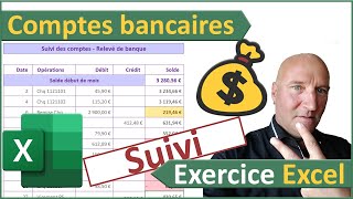 Suivi des comptes bancaires avec Excel [upl. by Gusty]