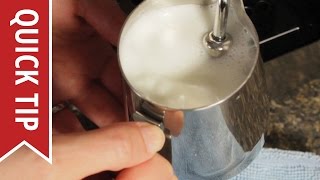 How to AutoFroth Milk for Lattes [upl. by Negah]