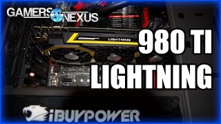 MSI GTX 980 Ti Lightning Overclocking Video Card HandsOn [upl. by Akihsar271]