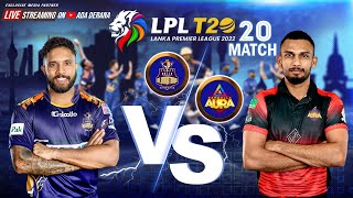 Galle Gladiators vs Dambulla Aura  Match 20  LPL 2022 [upl. by Gowrie783]