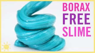 BEST Kid Friendly Slime NO Borax [upl. by Aicemak555]