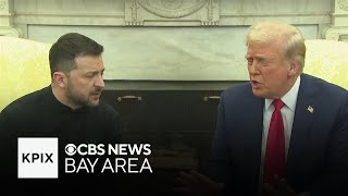 Latest of Trump Zelenskyy exchange at Oval Office [upl. by Ernesta]