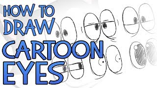 How To Draw Cartoon Eyes EASY [upl. by Liz351]