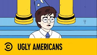 ¿Van a Cortarme El Pirulín  Ugly Americans  Comedy Central LA [upl. by Eahsal]