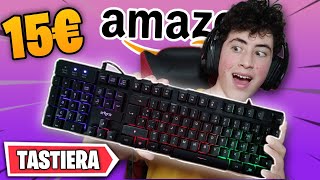 Ho comprato la TASTIERA da GAMING PIÙ ECONOMICA di Amazon tastiera mekanika [upl. by Cudlip]