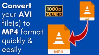 How to convert your AVI files to MP4 format quickly amp easily  Full HD 1080p [upl. by Dallon]