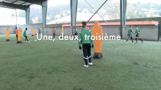 Séance entrainement football  ASSE  Travail technique U17 [upl. by Halie]