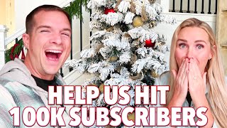 🌟 HELP JARED AND BRITT HIT 100K SUBSCRIBERS 🎄 FIRST FAMILY CHRISTMAS ACTIVITY IN UTAH FOR HOLIDAYS [upl. by Ataeb]