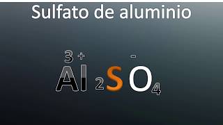 Fórmula del sulfato de Aluminio [upl. by Ayor]