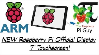 NEW Raspberry Pi Official Display  7quot Touchscreen [upl. by Asylem]