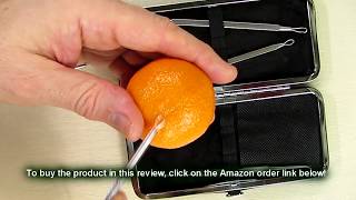 BEST Blackhead Remover Tools 5in1 Blemish Pimple Extractor Acne Removal Kit REVIEW [upl. by Llahsram]